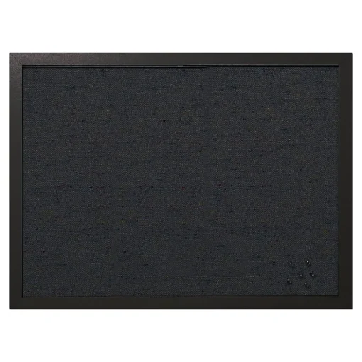 MasterVision Bulletin<Fabric Bulletin Board, Black Frame, 1.5' x 2' (FB0471168)