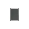 MasterVision Bulletin<® Slim-Line Enclosed Fabric Bulletin Board, Gray, 38" X 28" X 1 3/8" (VT630103690)