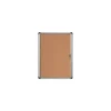 MasterVision Bulletin<® Slim-Line Enclosed Cork Bulletin Board, Cork, 38" X 28" X 1 3/8" (VT630101690)