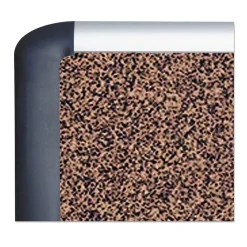MasterVision Bulletin<Tech Cork Board, 72" x 48", Tan Surface, Silver/Black Aluminum Frame (BVCMVI270501)