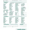 Medical Arts Press Medical Forms<® Health History Patient Care Form, Green FormFamily™