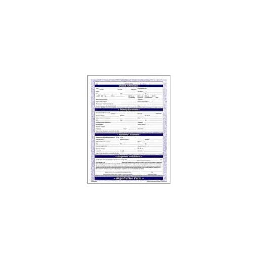 Medical Arts Press Medical Forms<® Patient Registration; Purple FormFamily™