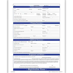 Medical Arts Press Medical Forms<® Patient Registration; Purple FormFamily™