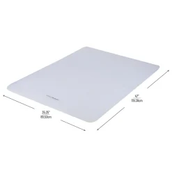 Mind Reader Chair Mats<Carpet Chair Mat, 35" x 47'', Low-Pile, Clear (OFFCREC-CLR)