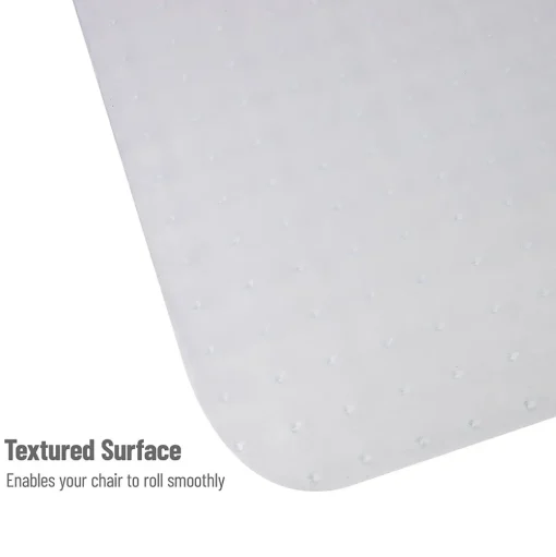 Mind Reader Chair Mats<Carpet Chair Mat, 35" x 47'', Low-Pile, Clear (OFFCREC-CLR)