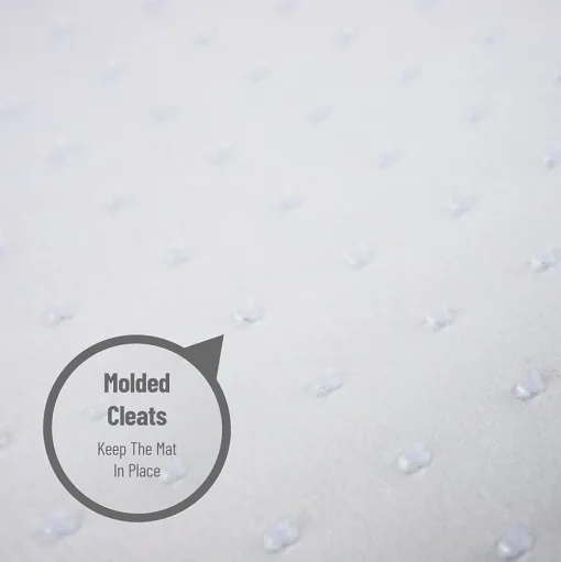 Mind Reader Chair Mats<Carpet Chair Mat, 35" x 47'', Low-Pile, Clear (OFFCREC-CLR)