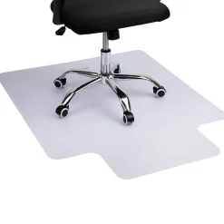 Mind Reader Chair Mats<Carpet Chair Mat with Lip, 36" x 48'', Low-Pile, Clear (OFFCMAT-CLR)