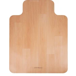 Mind Reader Chair Mats<Hard Floor Chair Mat with Lip, 36" x 48'', Brown PVC (WDOFFCMAT-BRN)