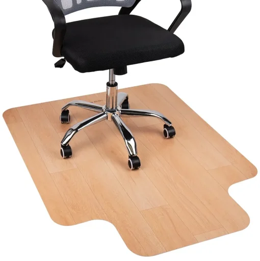 Mind Reader Chair Mats<Hard Floor Chair Mat with Lip, 36" x 48'', Brown PVC (WDOFFCMAT-BRN)