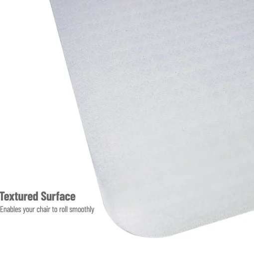 Mind Reader Chair Mats<Hard Floor Chair Mat with Lip, 35" x 47'', Clear (FLCMAT-CLR)
