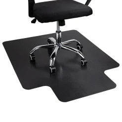 Mind Reader Chair Mats<Hard Floor Chair Mat with Lip, 36" x 48'', Black (OFFCMAT-BLK)