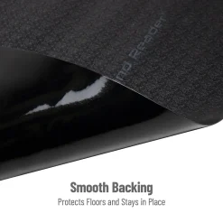 Mind Reader Chair Mats<Hard Floor Chair Mat with Lip, 36" x 48'', Black (OFFCMAT-BLK)