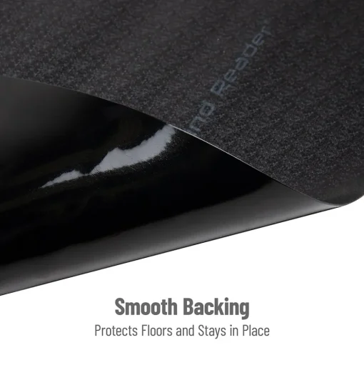 Mind Reader Chair Mats<Hard Floor Chair Mat with Lip, 36" x 48'',Set of 2, Black (2OFFCMAT-BLK)