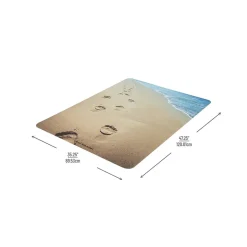 Mind Reader Chair Mats<Hard Floor Chair Mat, 47" x 35", Tan, Polycarbonate (BEACHMAT-ASST)