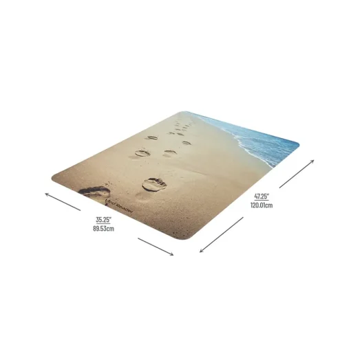 Mind Reader Chair Mats<Hard Floor Chair Mat, 47" x 35", Tan, Polycarbonate (BEACHMAT-ASST)