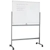 Mind Reader Dry Erase<Mobile Double-Sided Dry-Erase Whiteboard, Aluminum Frame, 47" x 35.5" (ROLLBOARD-WHT)