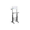 Mind Reader Standing Desks<21"W Adjustable Standing Whiteboard Desk, Black (SDWBOARD-BLK)