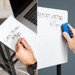 Mind Reader Standing Desks<21"W Adjustable Standing Whiteboard Desk, Black (SDWBOARD-BLK)