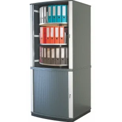 Moll Storage Cabinets<® 85" Five Tier Lockfile Carousel Cabinet, Graphite