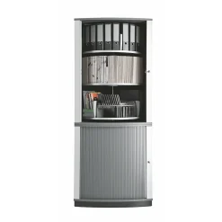 Moll Storage Cabinets<® 85" Five Tier Lockfile Carousel Cabinet, Graphite