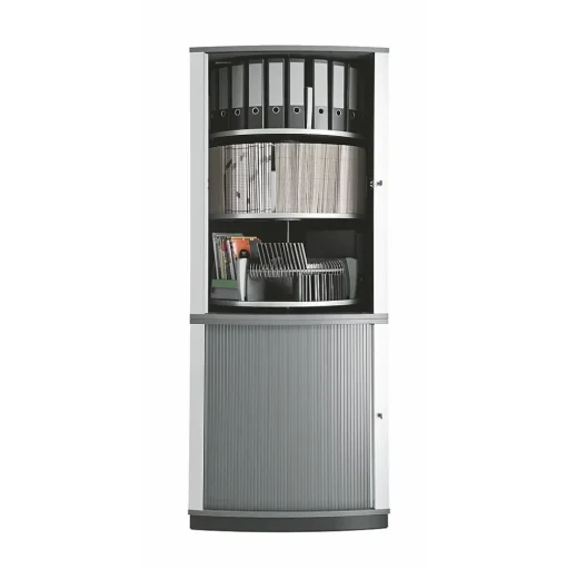 Moll Storage Cabinets<® 85" Five Tier Lockfile Carousel Cabinet, Graphite