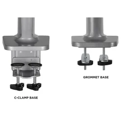 Mount-It! Standing Desks<Sit Stand Desk Mount Workstation, Dual Monitor Standing Desk Converter, Full Motion Arm, Height Adjustable (MI-7904)