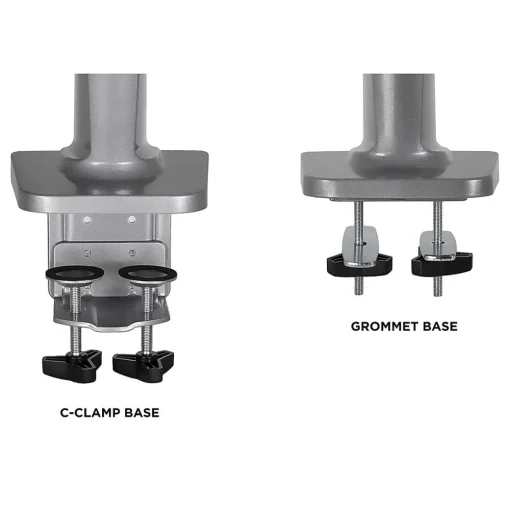Mount-It! Standing Desks<Sit Stand Desk Mount Workstation, Dual Monitor Standing Desk Converter, Full Motion Arm, Height Adjustable (MI-7904)