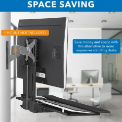 Mount-It! Standing Desks<25"W Adjustable Standing Keyboard Tray (MI-7915)