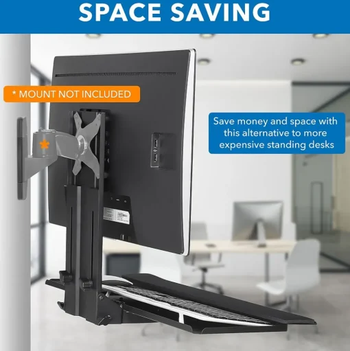 Mount-It! Standing Desks<25"W Adjustable Standing Keyboard Tray (MI-7915)