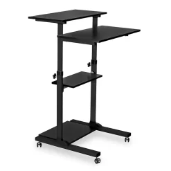 Mount-It! Standing Desks<28"W Adjustable Steel Standing Desk, Black (MI-7940)