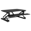 Mount-It! Standing Desks<36"W Electric Adjustable Standing Desk Converter with USB Charging Port, Black (MI-7927E)