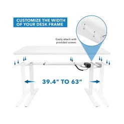 Mount-It! Standing Desks<55"W Electric Adjustable Standing Desk, (MI-18061)