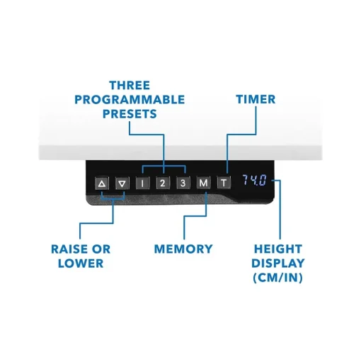Mount-It! Standing Desks<55"W Electric Adjustable Standing Desk, (MI-18061)