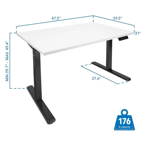 Mount-It! Standing Desks<48"W Electric Adjustable Standing Desk, (MI-18063)