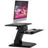 Mount-It! Standing Desks<23"W Manual Adjustable Standing Desk Converter, Black (MI-7916)