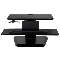 Mount-It! Standing Desks<23"W Manual Adjustable Standing Desk Converter, Black (MI-7916)