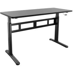 Mount-It! Standing Desks<55"W Manual Adjustable Standing Desk, Black (MI-7981)
