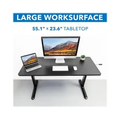 Mount-It! Standing Desks<55"W Manual Adjustable Standing Desk, Black (MI-7981)
