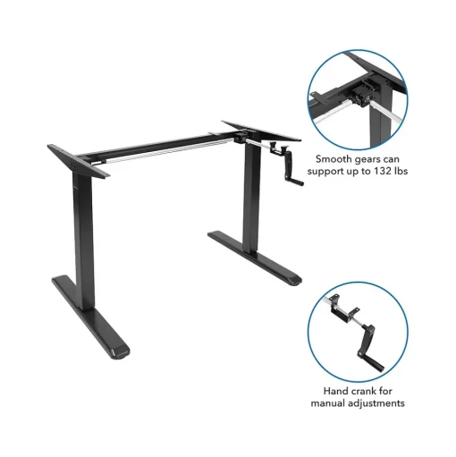 Mount-It! Standing Desks<55"W Manual Adjustable Standing Desk, (MI-18070)