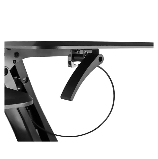 Mount-It! Standing Desks<25"W Manual Adjustable Standing Desk Converter, Black (MI-7957)