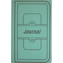 National Brand Accounting & Record Journals<National Canvas Tuff Series Accounting Journal, 12.13" x 7.63", Green, 250 Sheets/Book (A66500J)