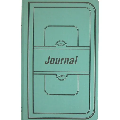 National Brand Accounting & Record Journals<National Canvas Tuff Series Accounting Journal, 12.13" x 7.63", Green, 250 Sheets/Book (A66500J)
