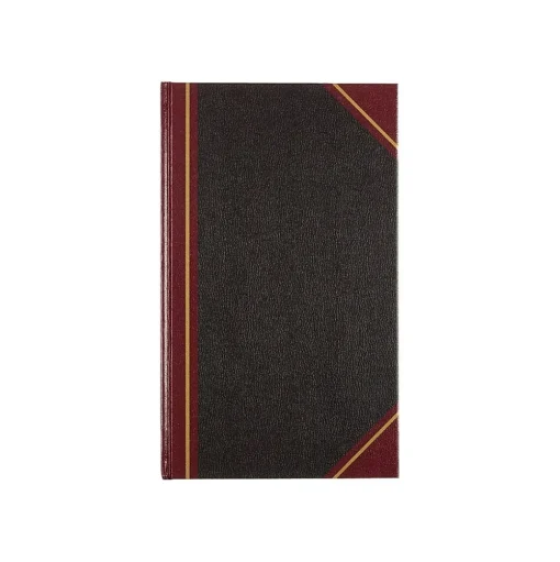 National Brand Accounting & Record Journals<National Texhide Series Record Book, 8.75" x 14.25", Black, 150 Sheets/Book (57131)