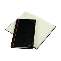 National Brand Accounting & Record Journals<National Texhide Series Record Book, 8.75" x 14.25", Black, 150 Sheets/Book (57131)