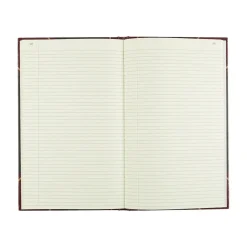 National Brand Accounting & Record Journals<National Texhide Series Record Book, 8.75" x 14.25", Black, 150 Sheets/Book (57131)