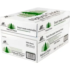 Natural Choice Multipurpose Paper<8.5" x 11" Multipurpose Paper, 20 lbs., 92 Brightness, 5000 Sheets/Carton (MNW000-01)
