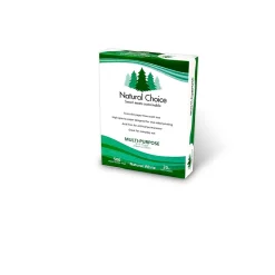 Natural Choice Multipurpose Paper<8.5" x 11" Multipurpose Paper, 20 lbs., 92 Brightness, 5000 Sheets/Carton (MNW000-01)