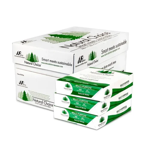 Natural Choice Multipurpose Paper<8.5" x 11" Multipurpose Paper, 20 lbs., 92 Brightness, 5000 Sheets/Carton (MNW000-01)