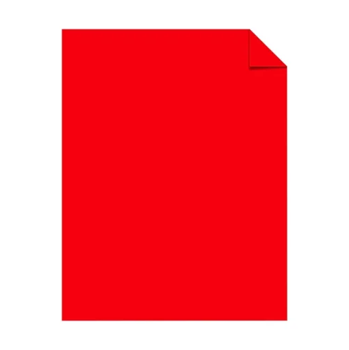 Neenah Paper Multipurpose Paper<Neenah Astrobrights Paper, 8.5" x 11", 50 Text, Re Entry Red, 5000/Carton (45274N)