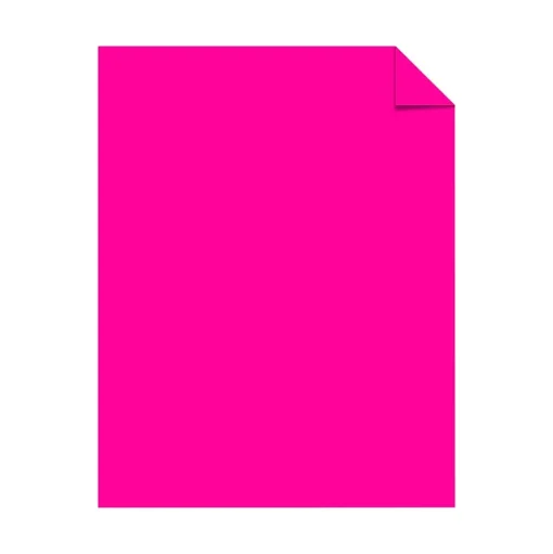 Neenah Paper Card Stock<Astrobrights 65 lb. Cover Paper, 11" x 17", Fireball Fuchsia, 1000 Sheets/Case (22882)